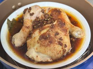 花椒鹽蒸雞腿