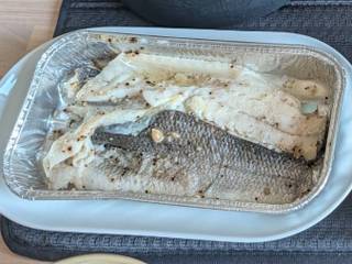超簡易蒸鱸魚