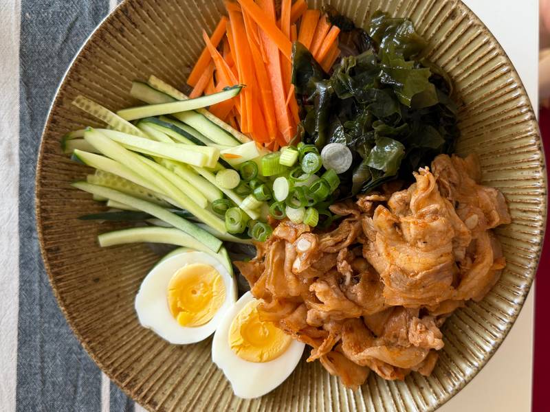 Korean Cold Noodles (Naengmyeon)