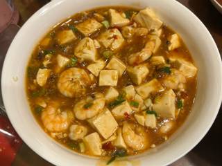 麻婆蝦仁豆腐
